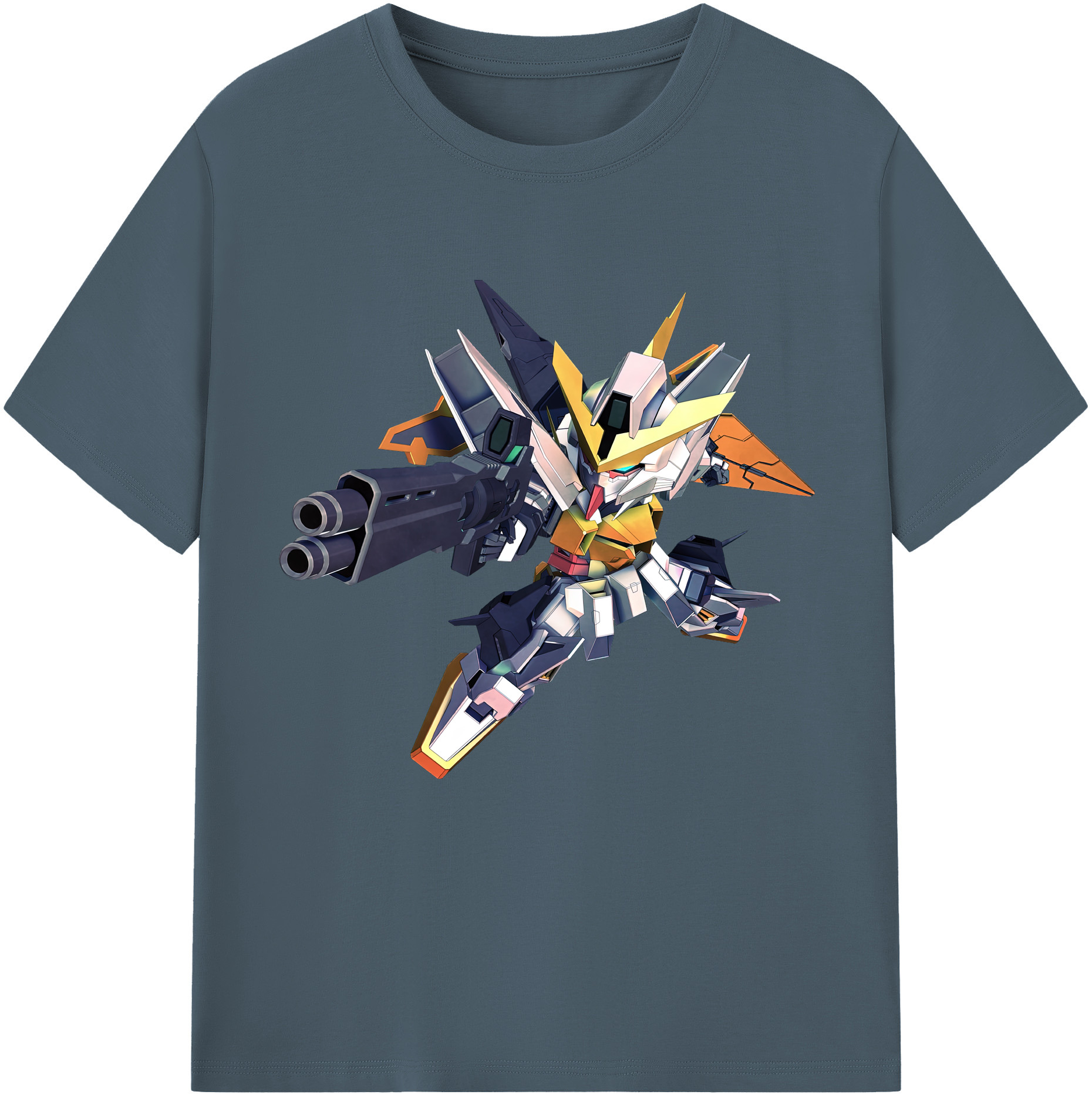 （画像用） 機動戦士ガンダム Mobile Suit Gundam 綿100％半袖Tシャツ（フロントプリント）